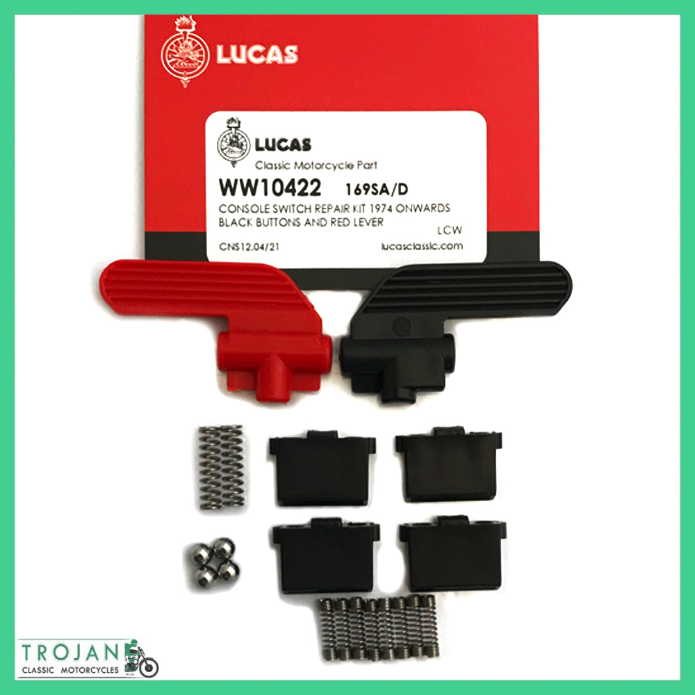169SA/D Genuine Lucas Console Switch Repair 1973 red WW10422 Schalter Armatour