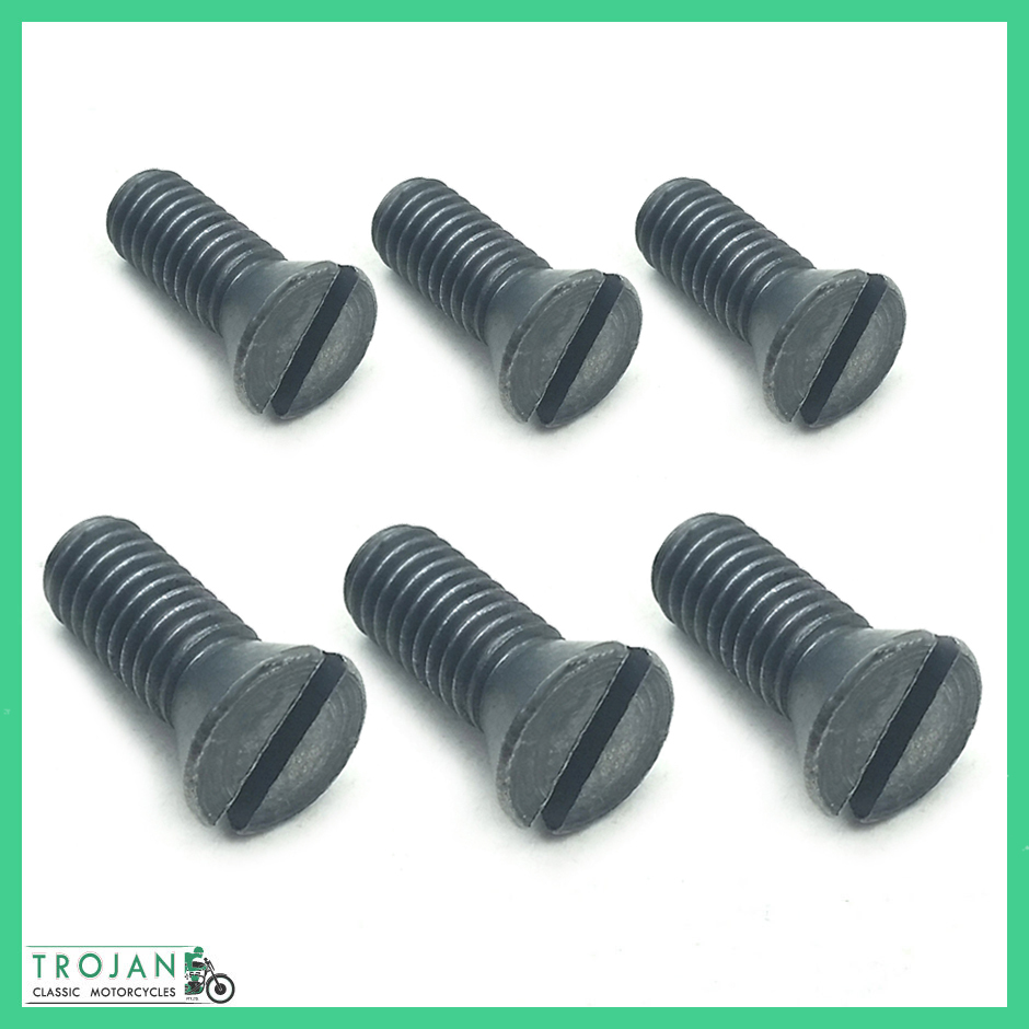 Triumph Countersunk Screw 57-1040 – CEI 1/4 X 3/8, UK Made By Steadfast Cycles