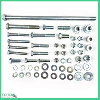 TRIUMPH ENGINE TO FRAME BOLT STUD NUT & WASHER SET, T150, 1973-75, GENUINE