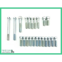 ENGINE COVER SCREW SET, TRIUMPH, 650, 1963-1967, GENUINE, 00-0082