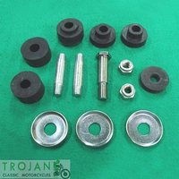 PETROL TANK MOUNTING KIT, TRIUMPH, 500, 650 UNIT, 1968-70, T150,GENUINE, 00-0091