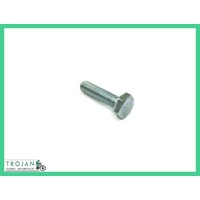 HEX HEAD BOLT, 1/4" x 28TPI x 1", TRIUMPH, NOS, 14-0105