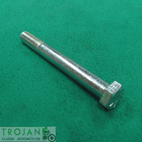 CYLINDER HEAD BOLT, OUTER, 3/8" x 24TPI x 3-1/2", TRIUMPH, 750, GENUINE, 14-0241