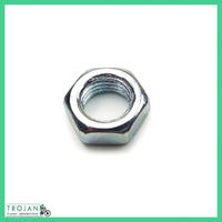 CLUTCH ADJUSTER NUT, 3/8" x 24TPI, TRIUMPH, BSA, GENUINE, 14-0403, 60-4180, 68-3309, 06-0347