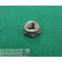 STATOR MOUNTING LOCK NUT, 5/16" x 24TPI, TRIUMPH, BSA, GENUINE, 14-0702