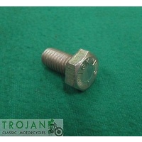 CHOKE LEVER MOUNT OILWAY BOLT, 5/16" x 18TPI x 5/8", TRIUMPH, GENUINE, 14-6113