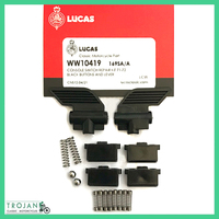 CONSOLE SWITCH GEAR REPAIR KIT, TRIUMPH, BLACK, GENUINE LUCAS, 1971-72, 169SA/A