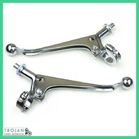 1" BRAKE & CLUTCH LEVERS, TRIUMPH PRE-UNIT, BALL END, ADJUSTERS, 18/908 19/909