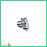 GEARBOX OIL LEVEL BOLT, 1/4" x 28TPI, TRIUMPH, GENUINE, 21-0543, S543