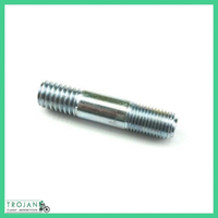 CYLINDER BASE STUD, 3/8" x 16-24TPI x 1-3/4", TRIUMPH 650, 750, GENUINE, 21-1865, S1865