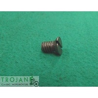 CLUTCH CENTRE THRUST PLATE SCREW , 1/4" x 20TPI x7/16" TRIUMPH, GENUINE, 21-1879