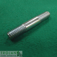 FORK CAP STUD, 5/16" x 18-24TPI x 1-7/8", TRIUMPH, 1971-82, GENUINE, 21-2102