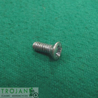 BRAKE CALIPER COVER SCREW , 1/8" x 6/32TPI x1/4" TRIUMPH, GENUINE, 21-2196