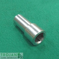 CYLINDER HEAD CENTRE HEX NUT, 5/16" x 24TPI, TRIUMPH, 1973 ON, GENUINE, 21-2205