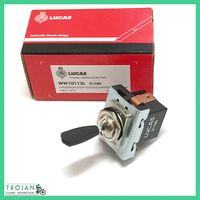 HEADLAMP 2-WAY TOGGLE LIGHT SWITCH, GENUINE LUCAS, TRIUMPH BSA, 31780 57SA 34660