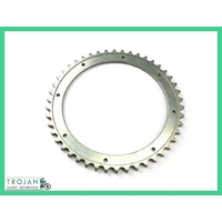 REAR WHEEL SPROCKET, 46T, TRIUMPH, PRE UNIT, RIGID 1948-51, GENUINE NOS, 37-0056
