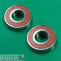 WHEEL BEARINGS (SET 2) TRIUMPH, BSA, NORTON, 37-0653, W653, 37-7042, 42-5819, 06-5541