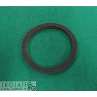 DRUM SPROCKET TO HUB SEALING RUBBER, QD, TRIUMPH, 1953-70, GENUINE, 37-1091