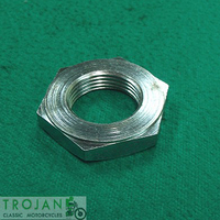 FRONT AXLE THIN NUT, RH, 3/4" x 20TPI, TRIUMPH, BSA, GENUINE, 37-1246, 42-5842