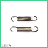 REAR BRAKE SHOE RETURN SPRINGS, TRIUMPH, BSA, CONICAL HUB, GENUINE, 37-2328, W2328