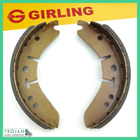 GIRLING FRONT BRAKE SHOES, TRIUMPH BSA, CONICAL, 1971-1972, 37-3713, 19-7744