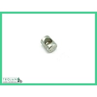 NON SLOT. FRONT BRAKE CABLE ABUTMENT, TRIUMPH, CONICAL HUB, GENUINE NOS, 37-3996