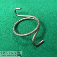 REAR BRAKE SPRING, TRIUMPH, BSA, CONICAL HUB, 1972-75, GENUINE, 37-4049