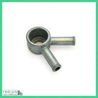 CARB DOUBLE BANJO, 55 DEG, 5/16", FOR 900 SERIES AMAL, ENGLAND, 376-410