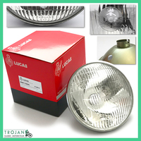 HEADLAMP BEAM, 7" BPF, SEMI SEALED, WITH PILOT LIGHT HOLE, LUCAS GENUINE, 516798