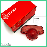 GENUINE LUCAS TAIL LIGHT LENS, FOR 679, BEEHIVE, TRIUMPH, NORTON, BSA, 54577109
