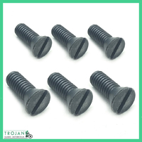 CLUTCH CENTRE PLATE SCREWS (SET 6) 1/4 x 3/8" CEI, TRIUMPH, GENUINE 57-1040, T1040