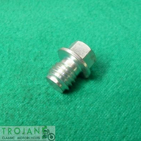 TRIUMPH CHAIN ADJUST PLUG, PRIMARY DRAIN BOLT, UNC THREAD, GENUINE, 57-2259, T2259