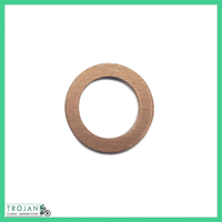 BRAKE LINE BANJO COPPER WASHER, TRIUMPH, GENUINE, 60-4184