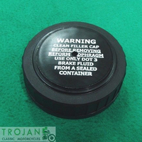 CAP, MASTER CYLINDER RESERVOIR, FRONT, TRIUMPH, GENUINE, 60-4365