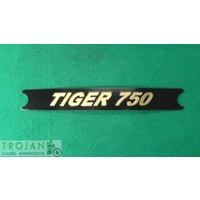DECAL, SIDE PANEL, TIGER 750, BLACK GOLD, TRIUMPH, GENUINE, 60-4384