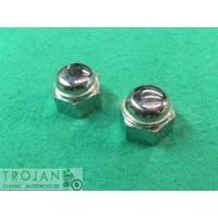 ROCKER SPINDLE DOME NUTS, TRIUMPH, 3/8 X 26TPI CEI, (PAIR), 70-1435, E1435