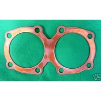 HEAD GASKET, COPPER, TRIUMPH, PRE-UNIT, 500cc, 1951-56, GENUINE, NOS, 70-3003