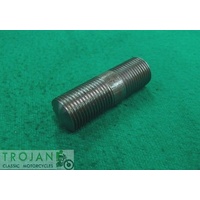 CRANK TO ROTOR STUD, 7/16" x 26TPI x 1 3/8", TRIUMPH, TO 1973, GENUINE, 70-3114