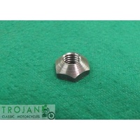 OIL PUMP MOUNTING NUT, CONICAL, 1/4" x 26TPI, TRIUMPH, GENUINE, 70-3732, E3732