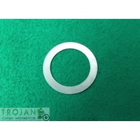 CRANK BEARING SHIM, 1" x 1 3/8" 0.10, TRIUMPH, 650, 750, GENUINE, 70-8038, E8038