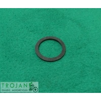 OIL PRESSURE RELIEF VALVE FIBRE WASHER, TRIUMPH, GENUINE, 70-8754, E8754, 70-9738