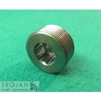 PLUG FOR CRANKSHAFT SLUDGE TUBE, HEX CEI, TRIUMPH, BSA, 71-2800