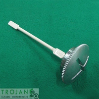 DIPSTICK AND FILLER CAP ASSY, TRIUMPH, BSA, OIF 1971 ON, GENUINE, 71-3463