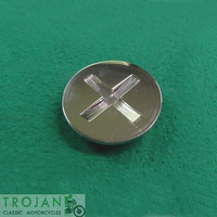 CHAINCASE INSPECTION CAP FOR TRIUMPH 750, TR7, T140 PRIMARY COVER, GENUINE 71-3895