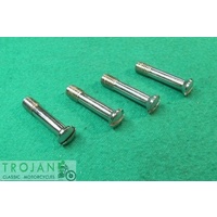 PETROL TANK PARCEL RACK SCREW SET OF 4, TRIUMPH TWINS, 82-2936, F2936