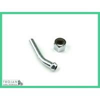 PETROL TAP NUT AND SPIGOT, 1/4" BSP, 45 DEG, 5/16" TRIUMPH, NORTON, BSA, 82-3353