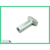 REAR BRAKE PEDAL ROD ADJUSTER NUT, 1/4" x 26TPI, TRIUMPH, GENUINE NOS, 82-3667