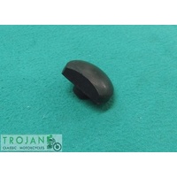 SEAT BUFFER RUBBER, D SHAPED, TRIUMPH, 1963-70, GENUINE, 82-4898