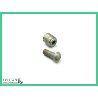 STEERING STOP SPACER AND SCREW, TRIUMPH, PRE UNIT, GENUINE NOS, 82-5077/8