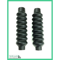 FORK GAITERS, TRIUMPH, PRE-UNIT, TO 1964, 8 RIB (PAIR), 97-0962